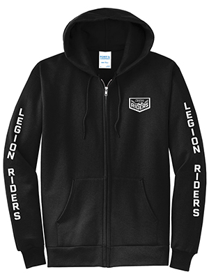 Full-Zip Hooded Sweatshirt (Riders Logo)